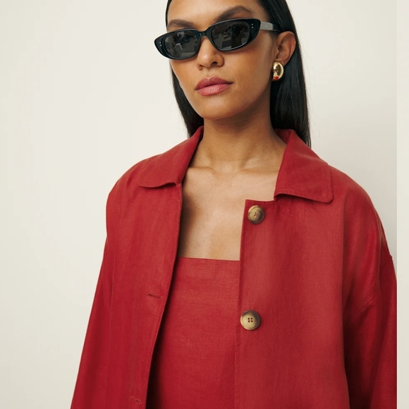 Reformation Irene Linen Jacket - Picture 4 of 13